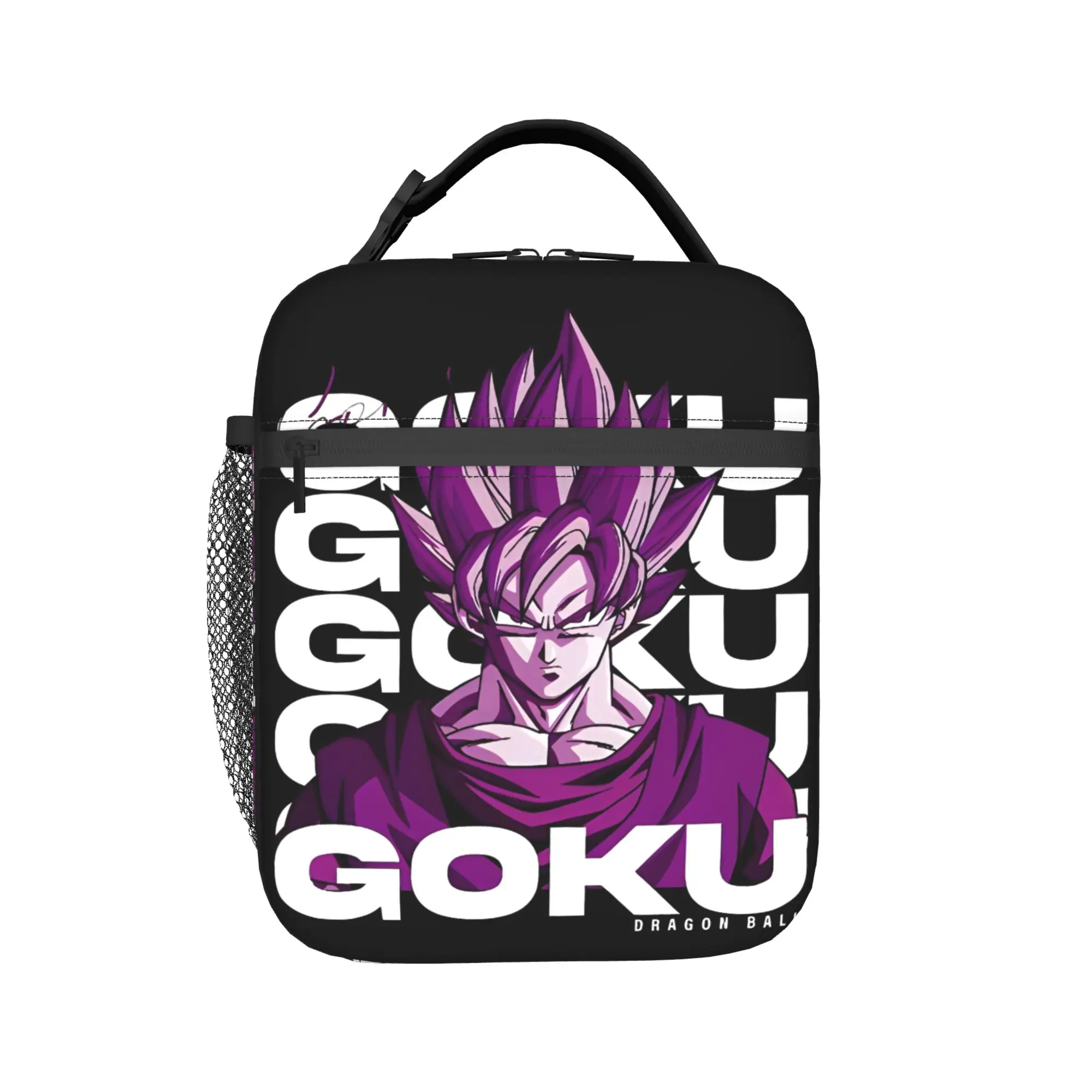

D-Dragon-Ball-L DragonBalls Thermal Insulated Lunch Bag for School Portable Bento Box Men Women Thermal Cooler Lunch Boxes