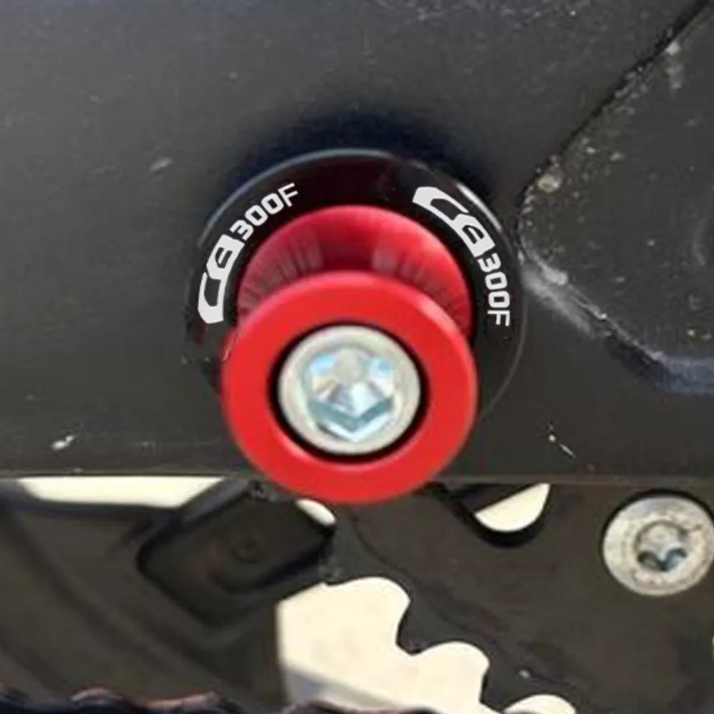

8MM New Logo Motorcycle FOR HONDA CB300F CB 300F 202 2013-2018 2019 Swingarm Spools CNC Slider Stand Screws 2014 2015 2016 2017