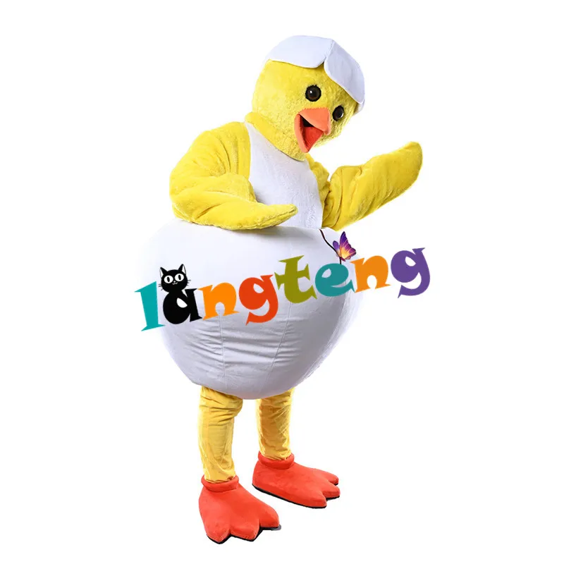 1318 Best Selling Huge Cute Eggshell Chick Mascots Cosplay Apparel Christmas Costuming Fursuit For Adults