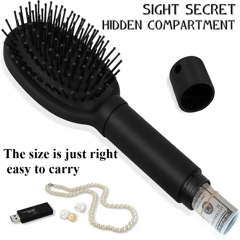 Innovative Hidden Brush - Protecting Money, Jewelry Keys, and Medications on The Journey | Safe and Cautious Design