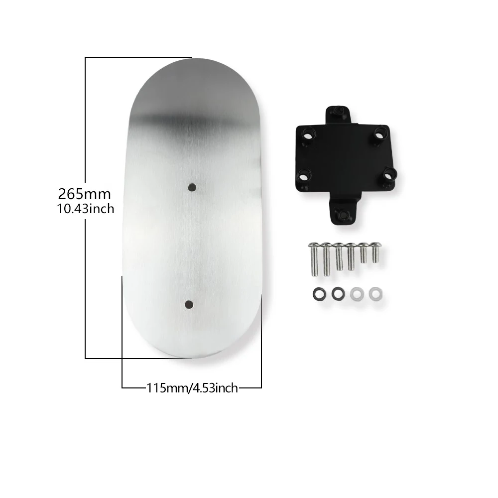 For Honda CL300 CL500 Motorcycle High Mudguard Aluminum Brushed Protection for Motorbikes