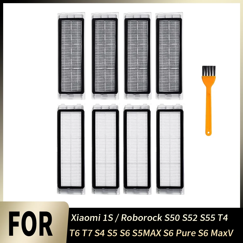 Image of HEPA-Filter mit Hoher Effizienz für Xiaomi 1S, Roborock S50 S52 S55 T4 T6 T7 S4 S5 S6 S5MAX S6 Pure S6 MaxV Staubsauger