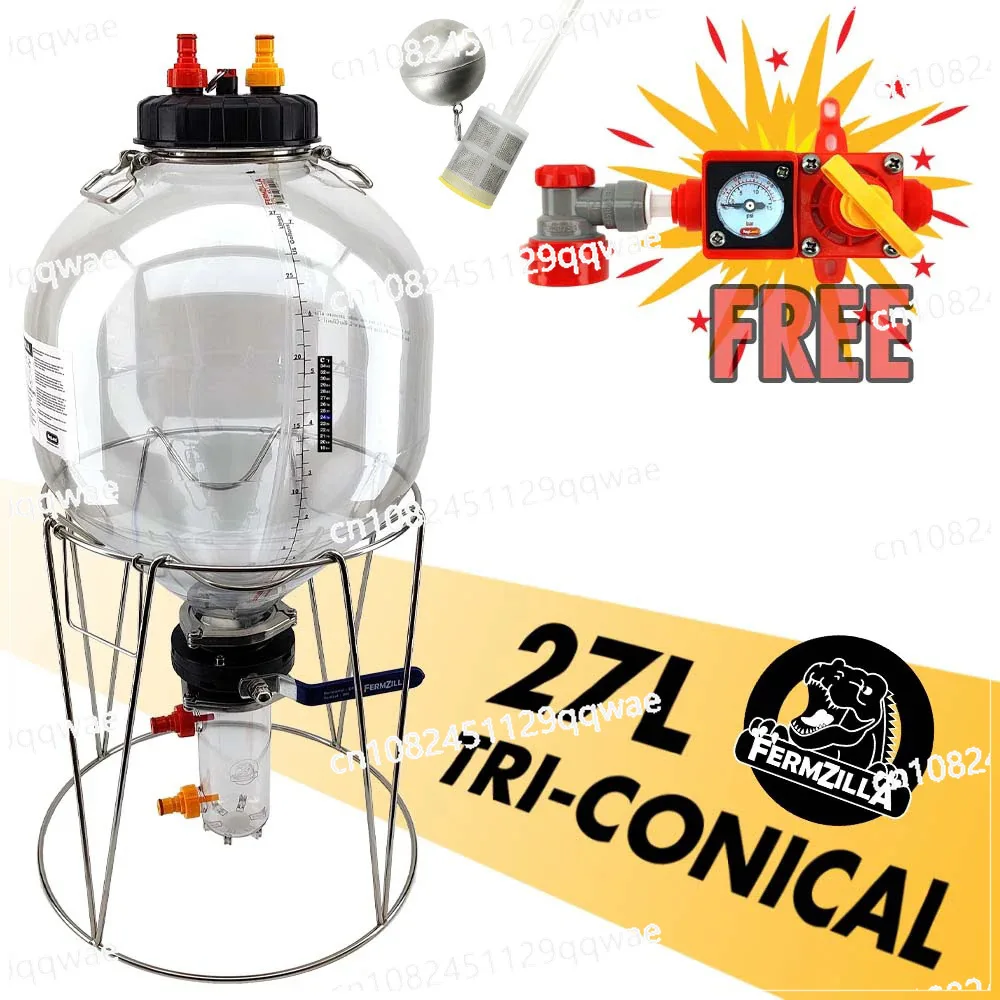 Gen3 27L Tri-Conical Complete Pressure Brewing Kit  beer fermentation