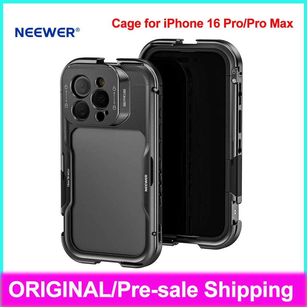 NEEpacks-Plaque arrière d'objectif de filtre fileté, compatible avec iPhone 16 Pro, Pro Max, PA073, PA074, 67mm, le plus récent