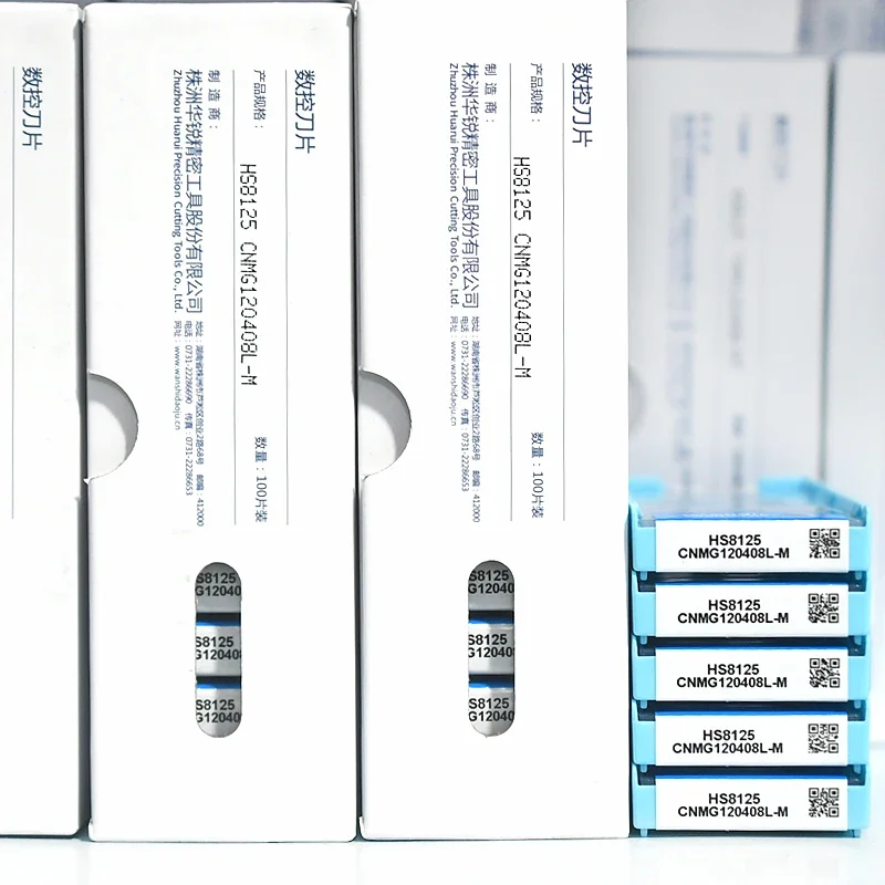 10 Stuks 100% Originele Cnmg CNMG120404R-M CNMG120408R-M CNMG120404L-M CNMG120408L-M Hs8115 Hs8125 Cnc Draaiend Gereedschap Carbide Inzetstukken