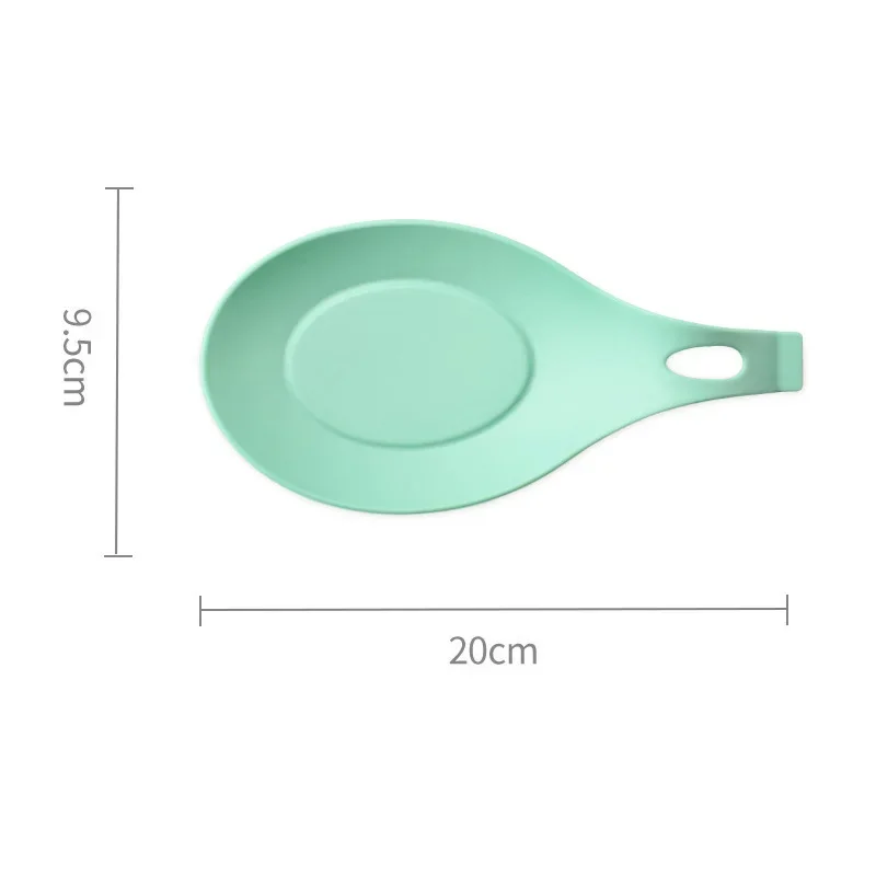 1PC Silicone Spoon Fork Mat Shelf Spoon Rests Pot Clips Holder Silicone Insulation Spoon Shelf Kitchen Organizer Pad