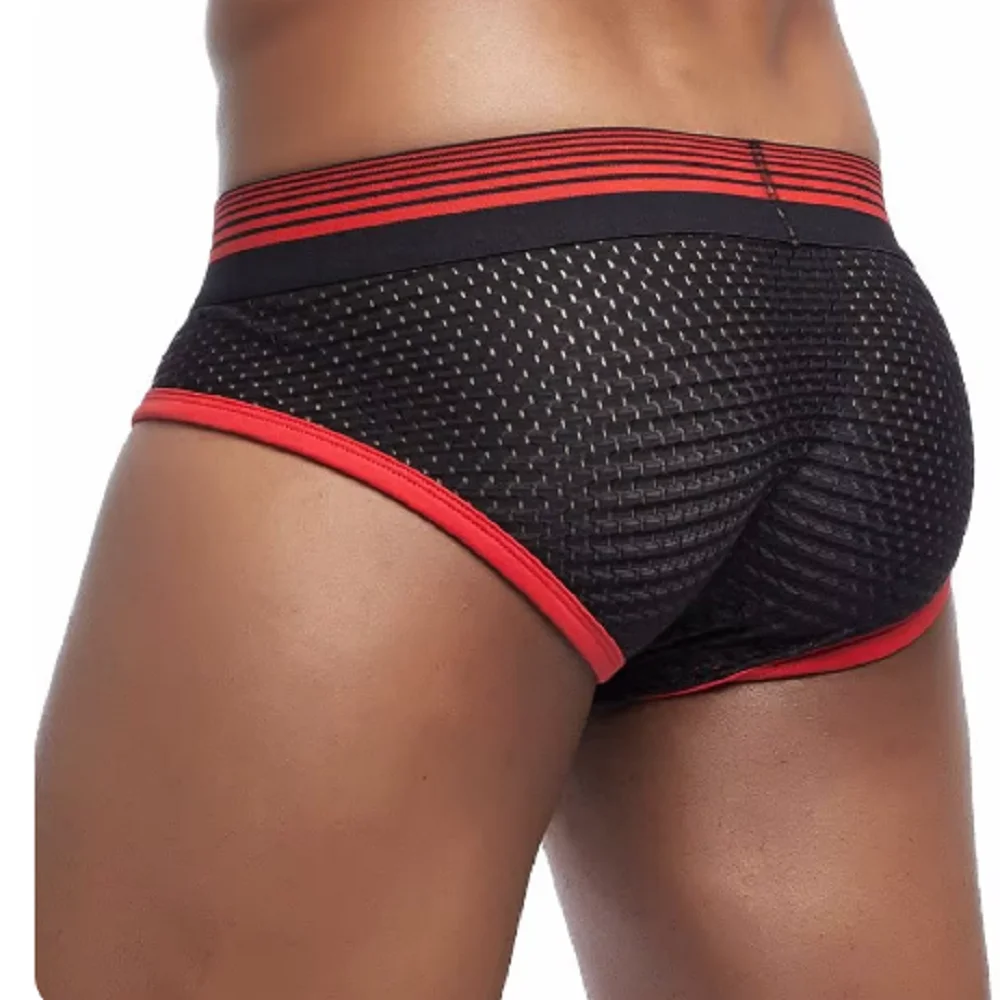 Sous-vêtements sexy en maille de nylon pour hommes, slips pour hommes, bikini, boxer, slips, maillots de bain image 3