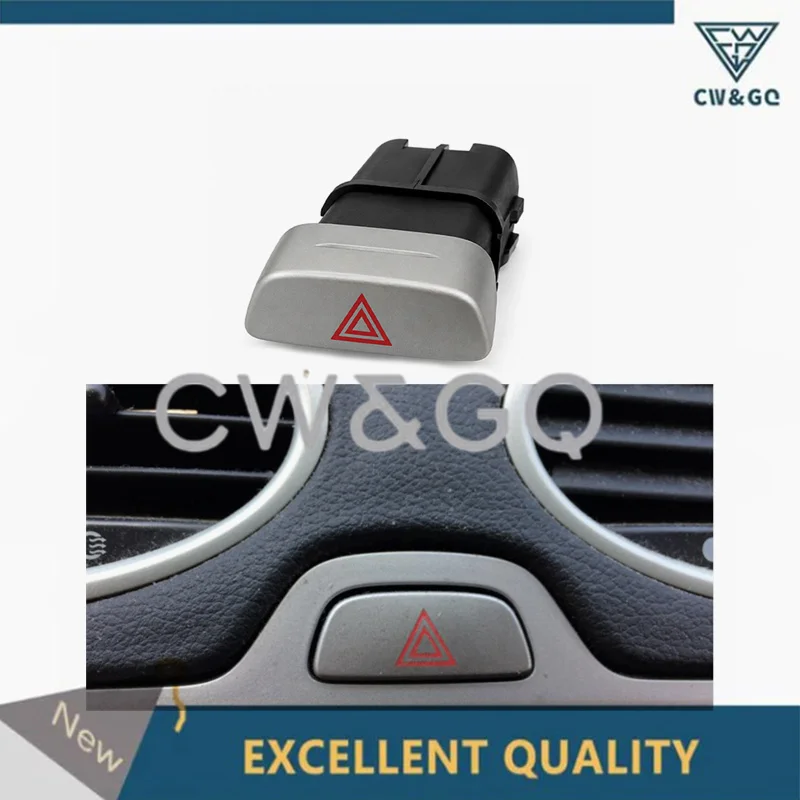 Hazard Warning Light Switch 1556970 8M5T13A350AB For Ford Focus CA5 CB4 Cabriolet 2006-2011 Emergency Flasher Switch