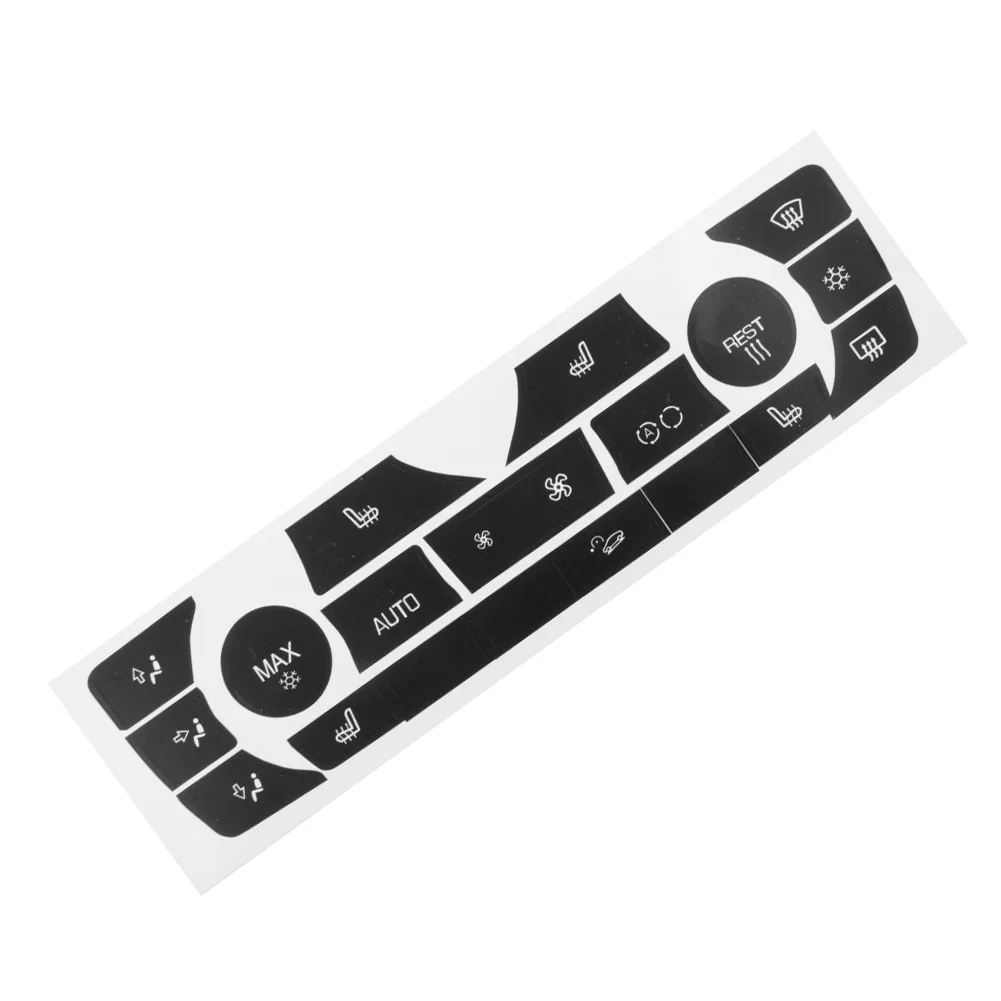 Automobile Accessories ​Climate Control Kit Sticker Button Control Knob Sticker Repair Kit For BMW for e90 E91 E92 06-11