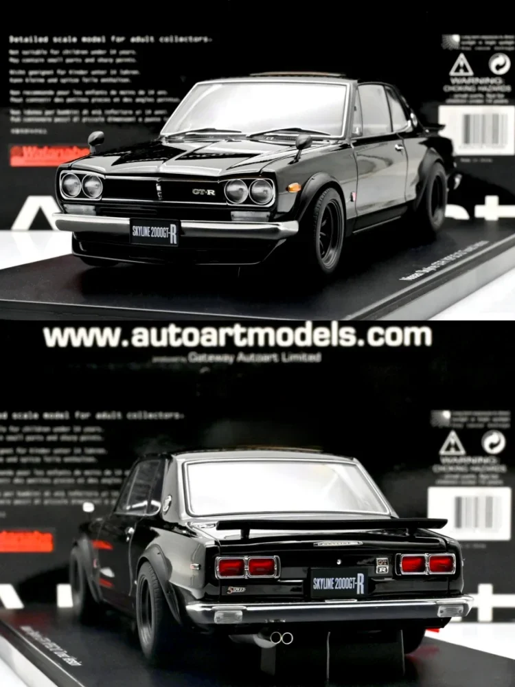 

Autoart масштаб 1:18 Skyline KPGC10, настроенная версия, ограниченная серия, полностью открытая металлическая статическая модель автомобиля из сплава, игрушка в подарок