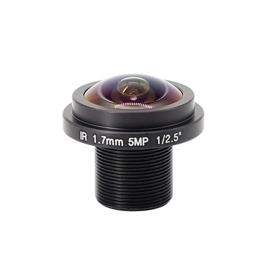 PU`Aimetis 6G 초광각 1.7mm HD M12 렌즈 나사산 1/2.5 보안 감시 카메라 렌즈