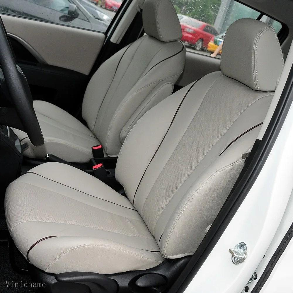 

For Mazda 5 II 2010 2011 2012 2013 2014 2015 2016 2017 PU Leather Custom Car Seat Covers Full Set 7 Seats Accessories