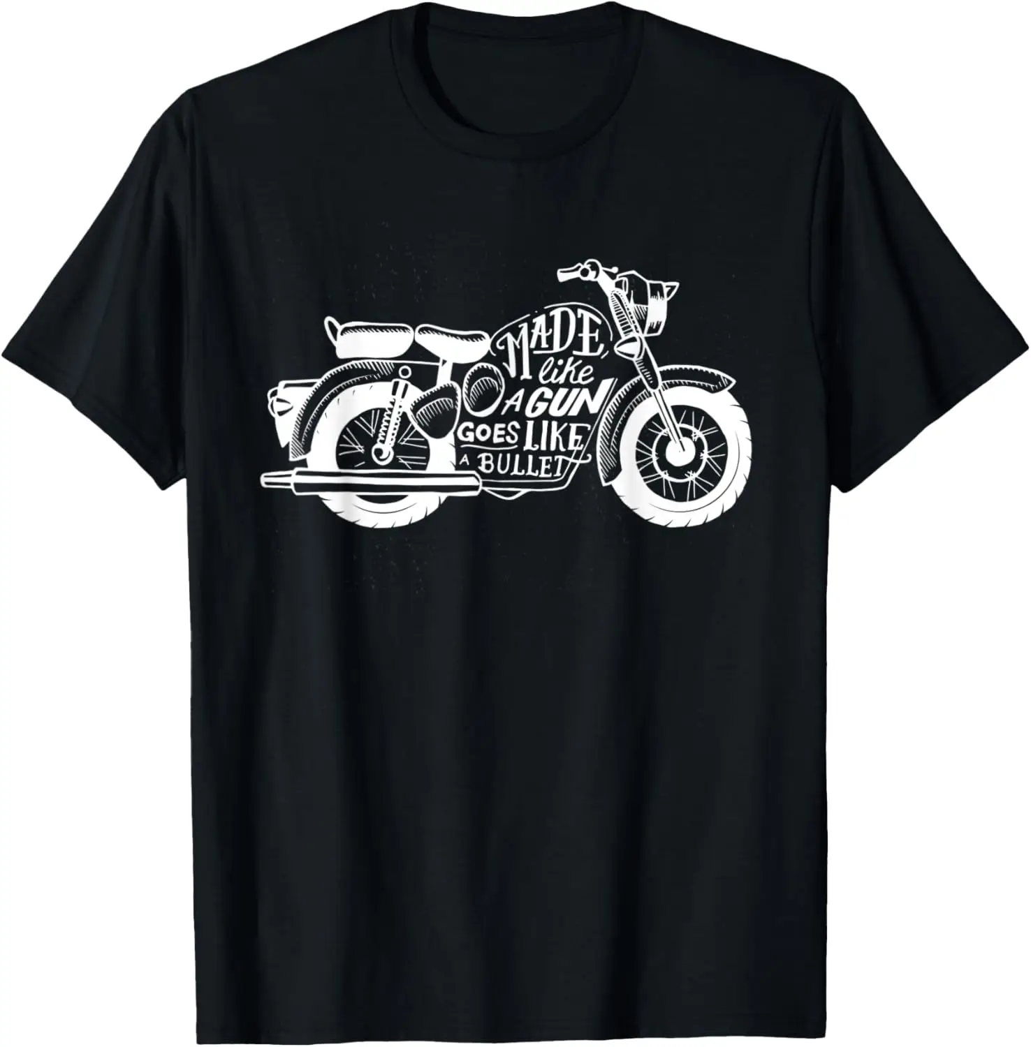 

Motorcycle Shirt Retro Biker Rocker Fun T-Shirt Motorcycle
