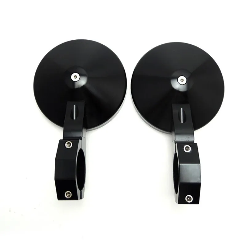 ATV UTV مرآة الرؤية الخلفية المستديرة باستخدام الحاسب الآلي 1.75/2 بوصة الذهب الأحمر المرايا الجانبية لياماها YXZ1000R ل بولاريس RZR 900 1000 الحارس 570 #3