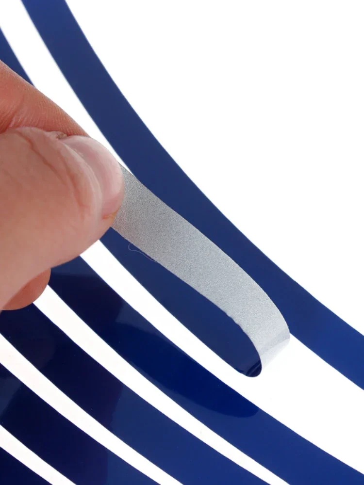 1 مجموعة دراجة نارية سيارة الإطارات الشارات شرائط الكسوة العالمي عاكس الدراجة عجلة ملصق مقاوم للماء عجلة دراجة نارية حافة الشريط