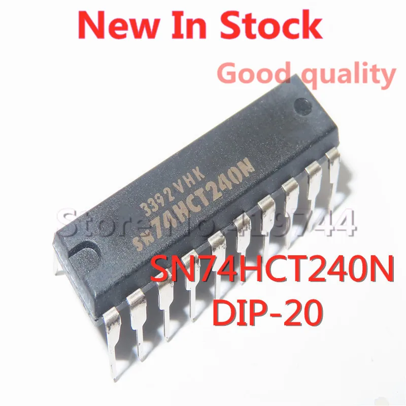 5PCS/LOT 74HCT240 SN74HCT240N DIP-20 eight buffer/line driver  In Stock NEW Original IC