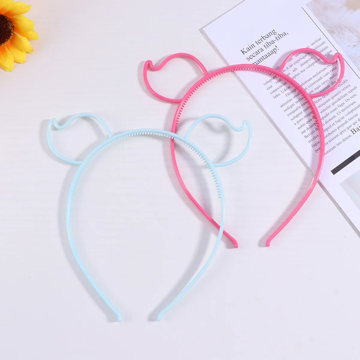 

12pcs Plastic Headb s Animal Ears Kids Girls Hair Accessories Perfect for Party Ceremonies Makeup Wash Photo Props Events Dance