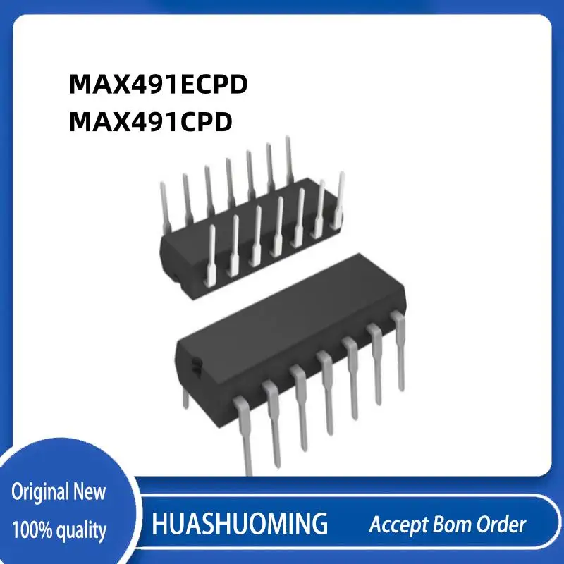 

NEW 5Pcs/LOT MAX491ECPD MAX491CPD MAX491E MAX491 DIP-14