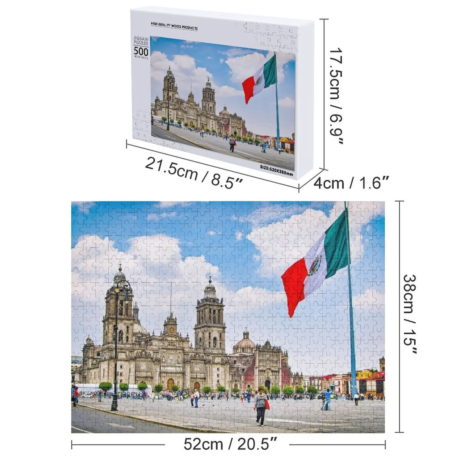 Потрясающие городские головоломки Мексики, рождественские игрушки, деревянные головоломки для взрослых, головоломки