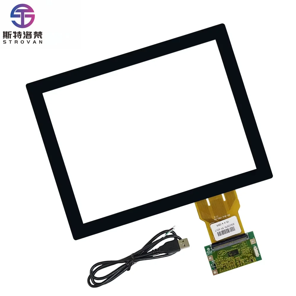 OEM 9.7 10.1 10.4 12.1 13.3 14 15 15.6 Inch Industrial Capacitive AR Touch Panel Overlay Kit   sunlight Touch Screen hdmi