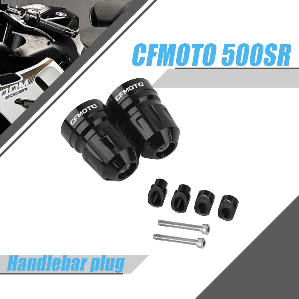 For CFMOTO 500SR SR500 500 SR motorcycle handlebar plug stainless steel handlebar balancer handlebar plug