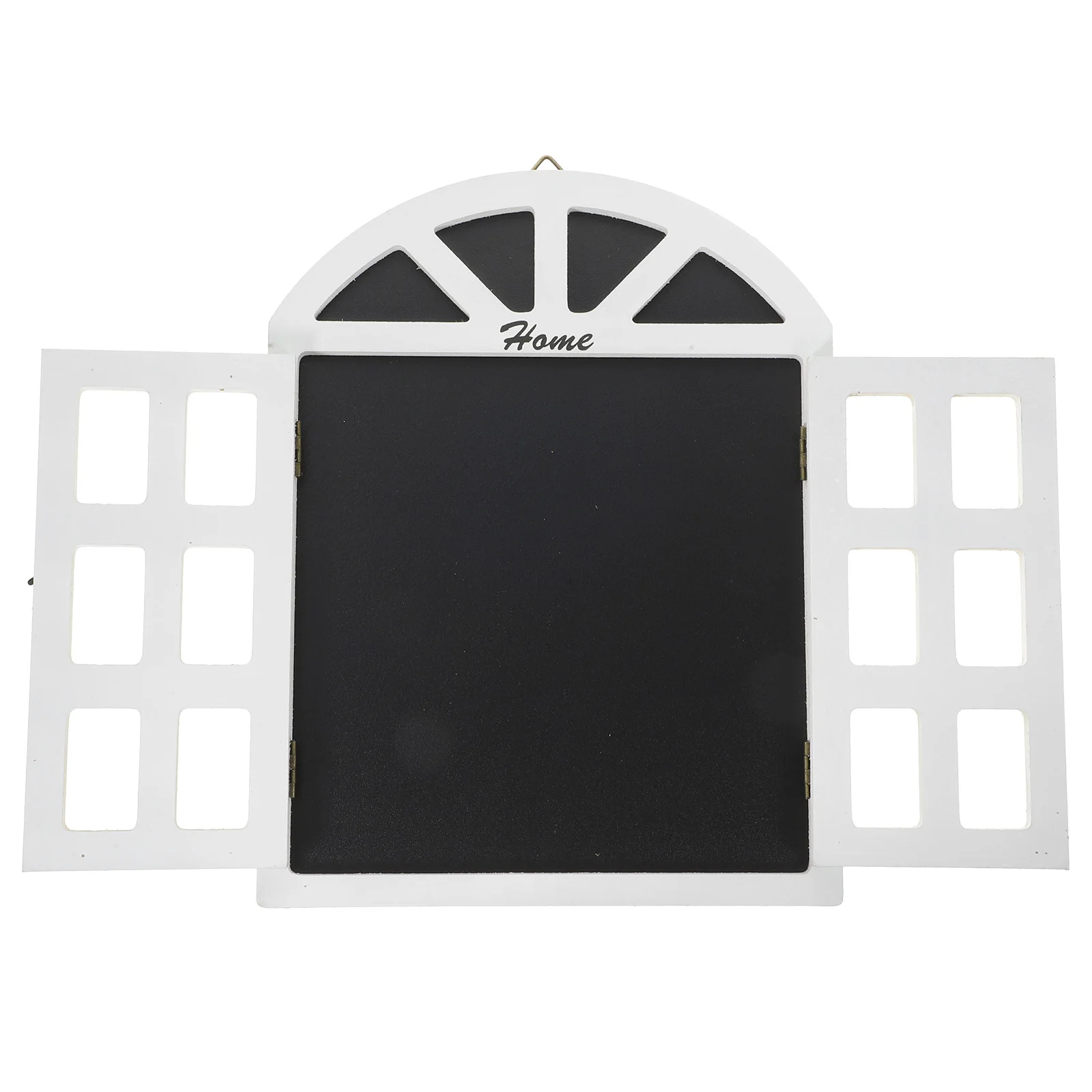 

Wooden Wall Decor Small Brown Chalkboard Easel Sign for Kitchen Garden Party WeddingVintage Window Ornament Hanging Blackboard