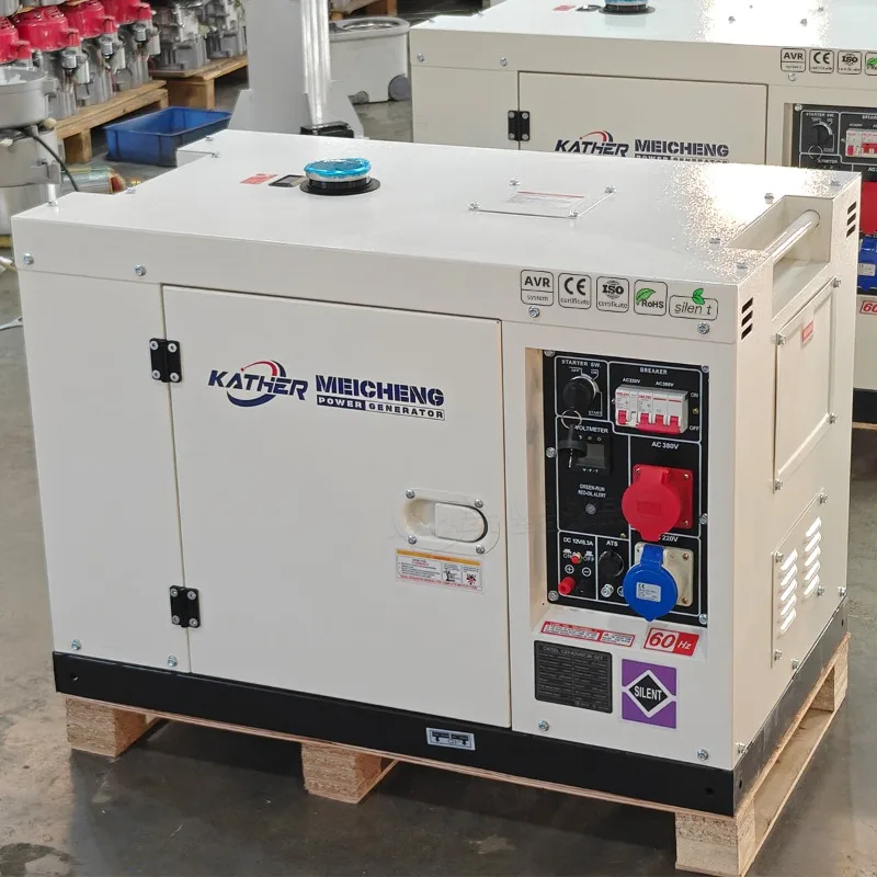 【2026】Super Silent 5KW 8KW 10KW 12KW Diesel Generator with All Copper 5KVA 10KVA Grupo Electrogeno 50/60Hz 220V/400V/380V/110V 1