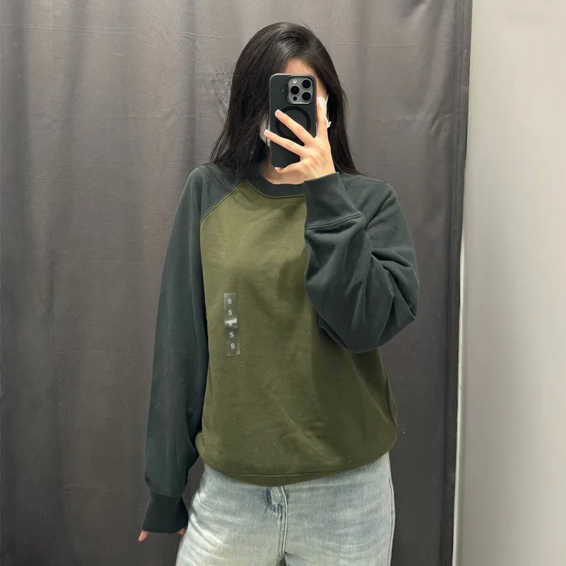 편안한 롱 슬리브 컬러 블록 후디 스포츠 재킷 피부 친화적인 면 폴리에스터 혼방 겨울 신상품