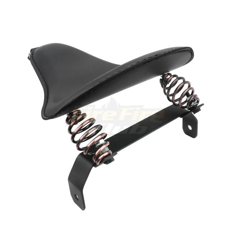 Moto Black Solo Seat Baseplate Spring Seat Pad Saddle Bracket For Harley Sportster Bobber Chopper Custom Honda Yamaha