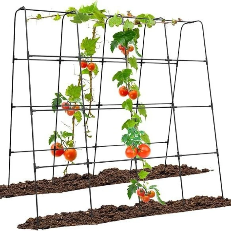 

Vegetable Planting Vine Climbing Rack Flower Pot Home Gardening Farm Cucumber Support Shelf Outdoor Plastic Tube Climbing Frame