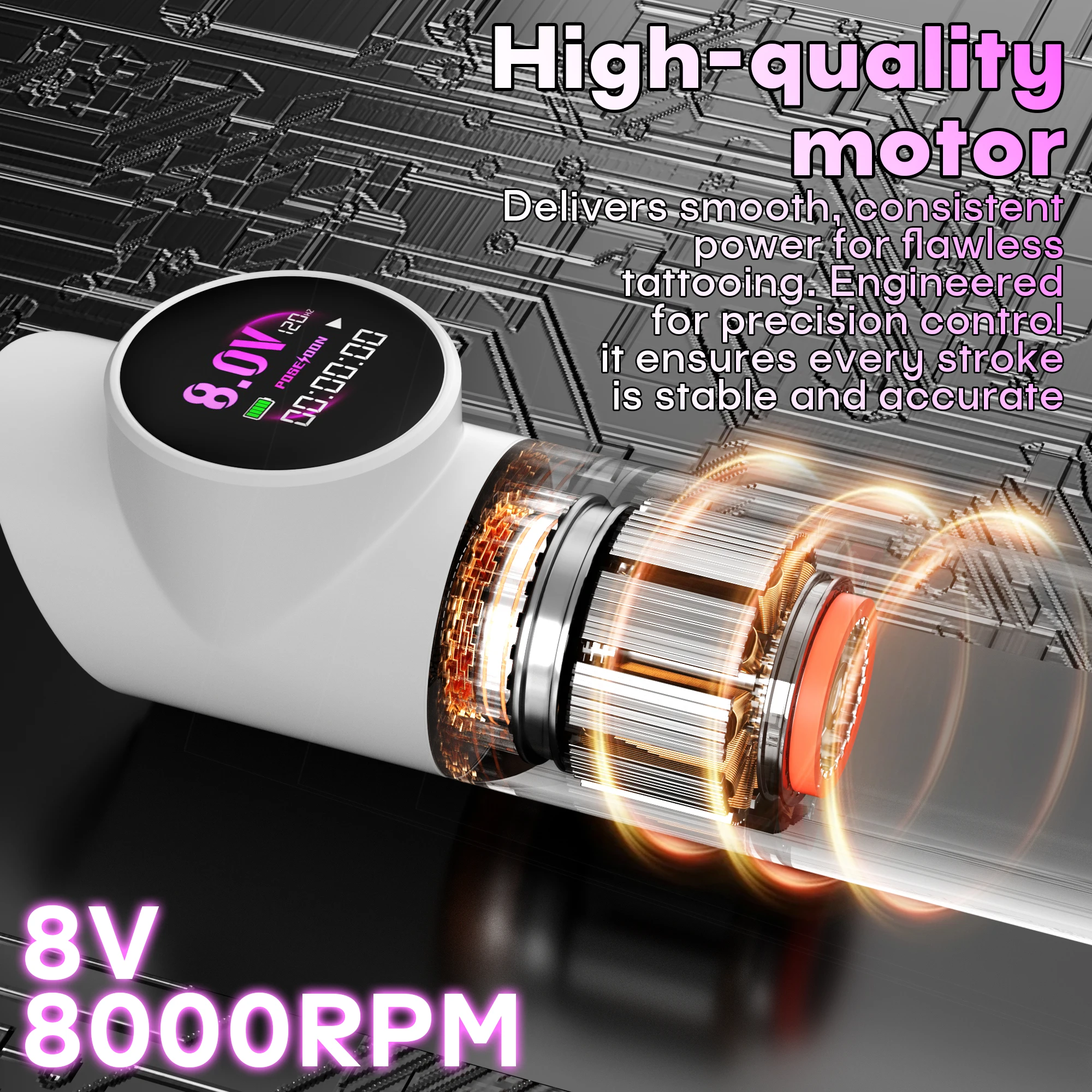 POSEIDON V5 مجموعة الوشم الجديدة الباندا قلم الوشم عدة لآلة الوشم تجميل دائم عدة اللاسلكية الوشم إمدادات الطاقة الوشم كيت