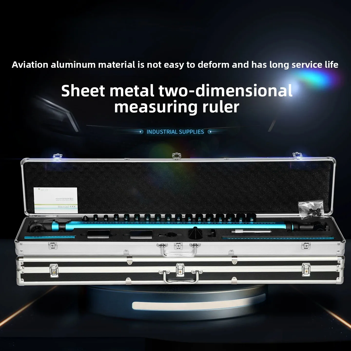 2D Measuring Gauge for Auto Sheet Metal Repair, Body Frame Alignment Measuring Tool, Accessory for Frame Machine