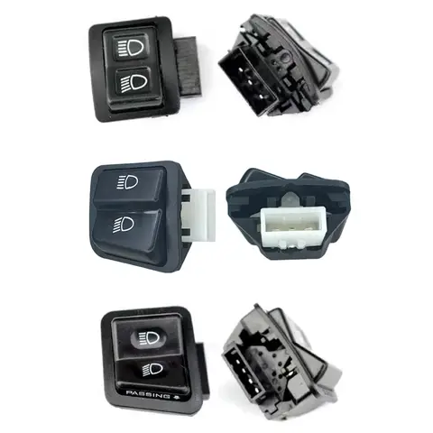 Motorcycle Scooter Switches Button Head Light Horn Dimmer Turn Starter Single Headlight Switch For Honda Suzuki ATV Moped