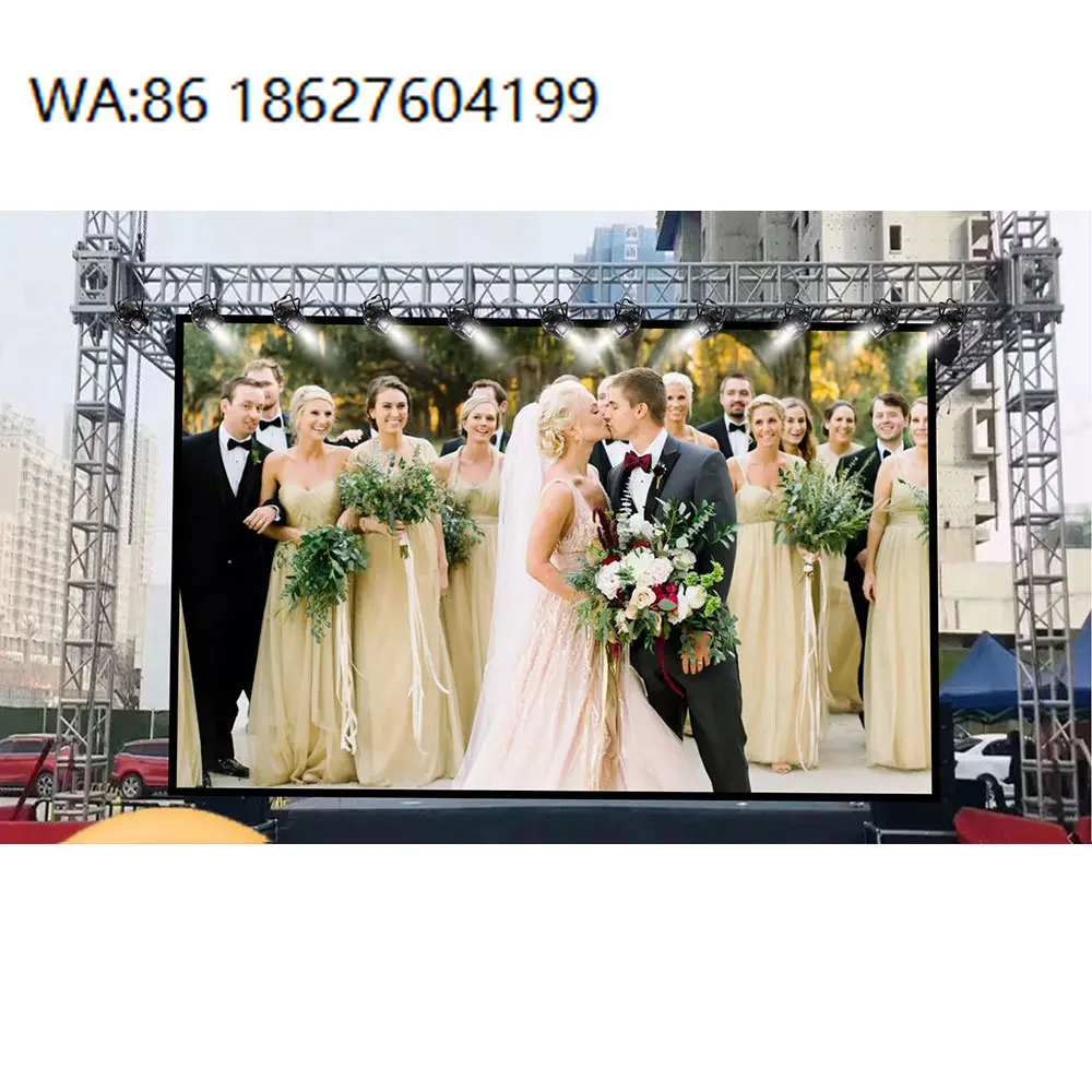 

LED SignageNight Club Concert Stage Background LED Video Wall Church Wedding Indoor Outdoor LED Display Easy Install P3.9 Stage