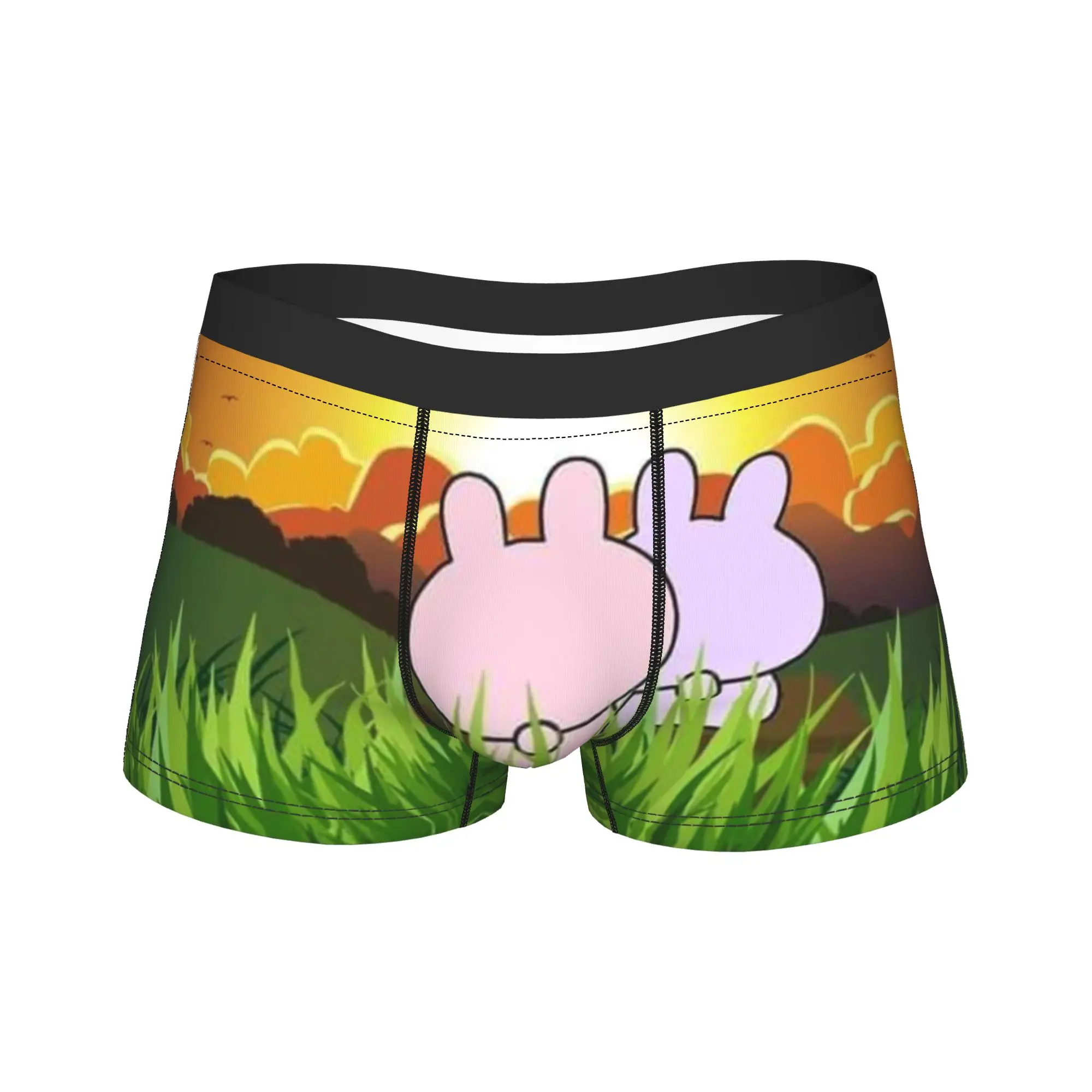 

Men Asamimi and Anemimi Boxers FunnyGift Underwear Asamimi chan Boxer Briefs