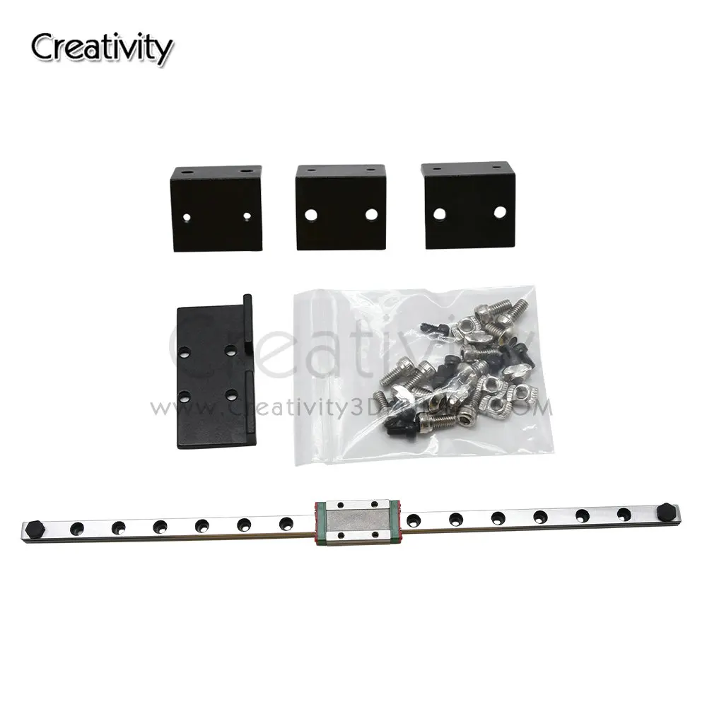 Upgraded Ender-3 series X-axis MGN9H linear guide upgrade kit 315mm linear guide for Ender3/Ender 3 pro/ V2 3D printers