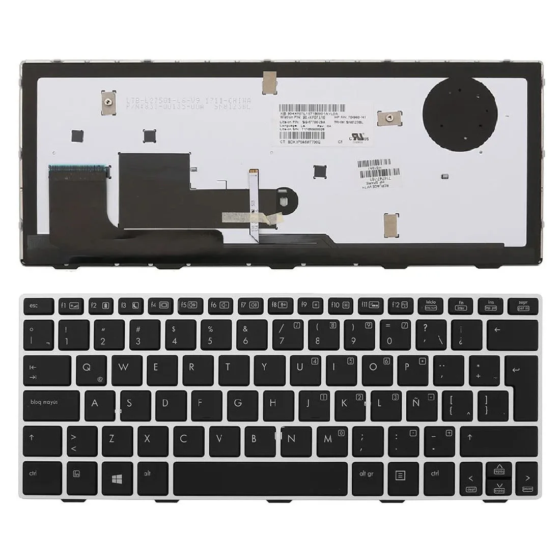 

Italian/Latin Backlit Laptop Keyboard For HP EliteBook Revolve 810 G1 810 G2 810 G3 706960-161 T17050800026