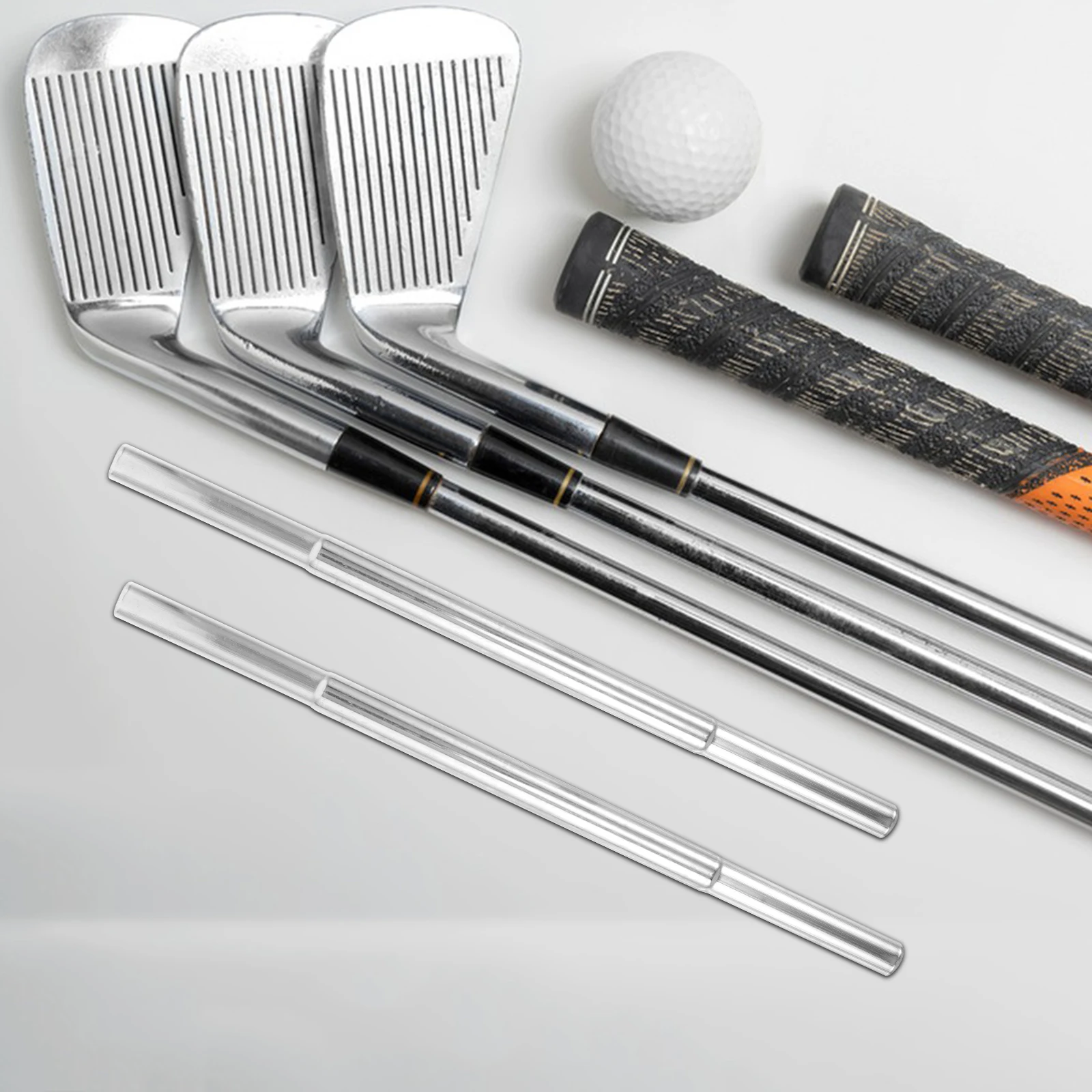 

2pcs Golf Shaft Extension Rod Iron Club Lengthening Tool Enhanced Swing Stability Increased Hitting Distance Easy Install