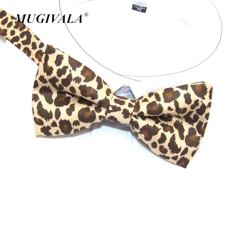 Men Leopard Tide Sexy Fashion Bowtie Cravat  Adjustable Butterfly Bow ties Party Brand Gravata Pattern Bowknot