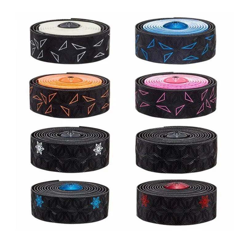 

SUPACAZ Chrysanthemum Bike Handlebar Tape Silicone Anti-Slip Shock-Absorbent Sweatproof for Road Fixed Gear Bike