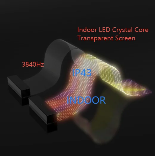 

P5 Внутренний светодиодный кристаллический сердечник Прозрачный экран Входное напряжение 200 ~ 240 В переменного тока 60 Гц 3840 Гц IP43 Общий пиксель 144x48 пикселей 6912 пикселей
