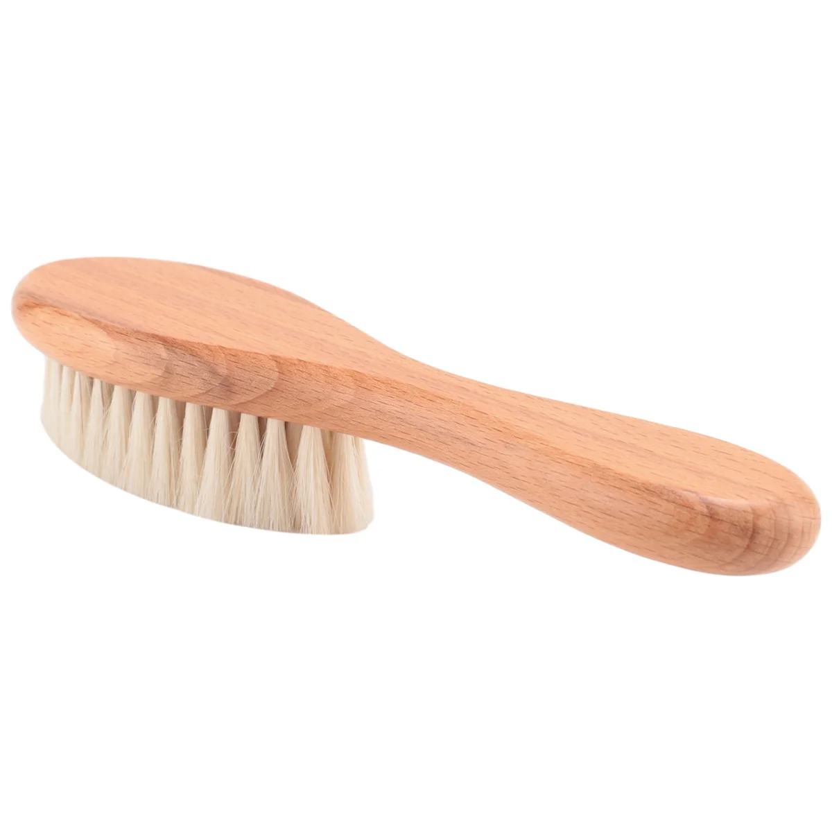 Wooden Handle Hairdressing Soft Fiber Brush Barber Neck Duster Cleaning Remove Brush Hair Styling Tools