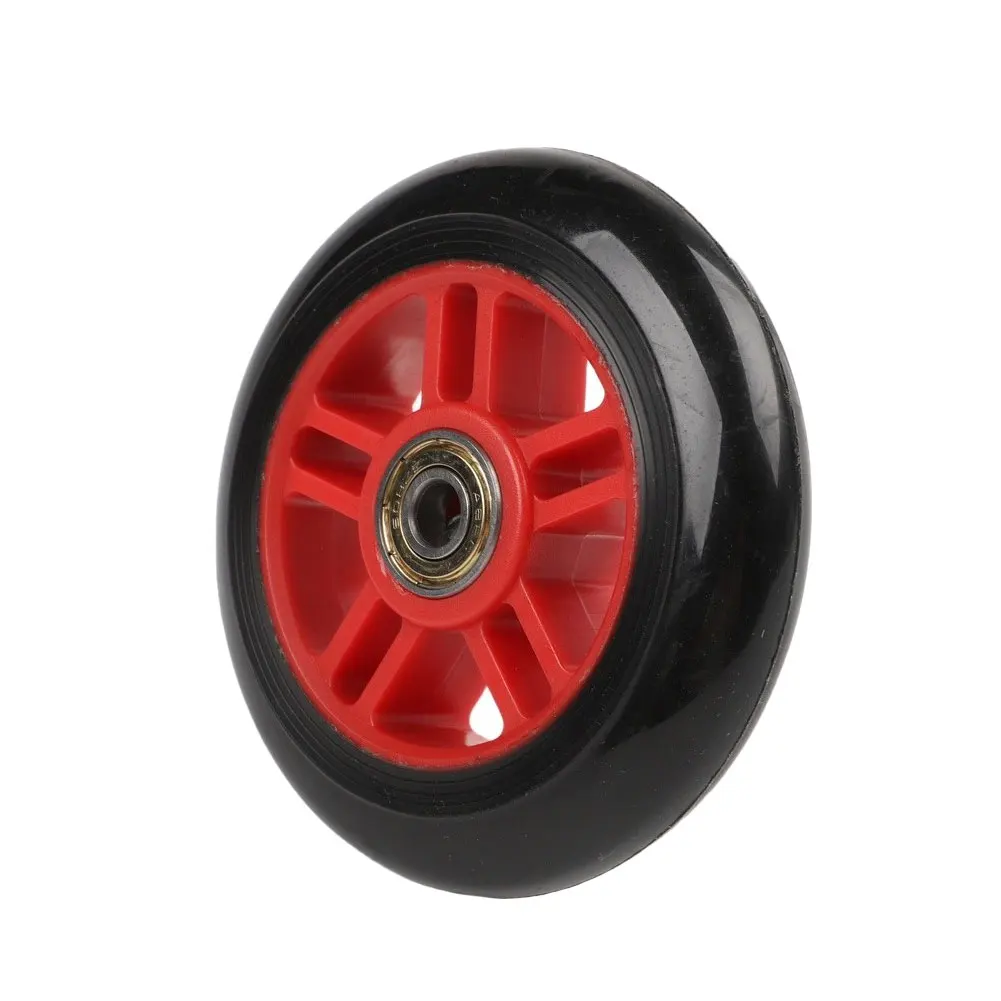 100mm Inline Skate Replacement Wheels with Bearings for Scooters Strollers Wheelchairs and Wheeled Mobility Applications
