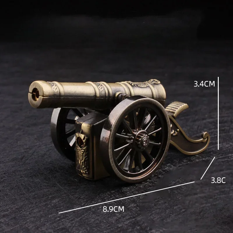 New Mini Retro Lighter - Refillable Butane Gas, Windproof Torch Flame, Novelty Unique Vintage, Smoking Accessories & Small Gift