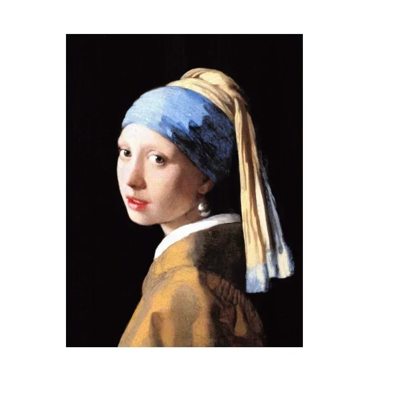 

The Girl with the Pearl Earring Johannes Vermeer, Art Picture Print Canvas Poster,Home Wall Decor