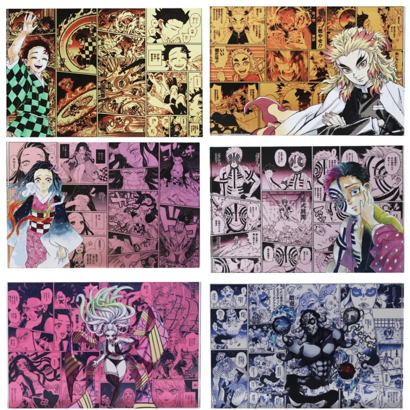 鬼滅の刃 竈門炭治郎 ねずこ 煉獄杏寿郎 コミックシリーズ ディスプレイブロック アクリル製アクションフィギュア ゲームコレクション