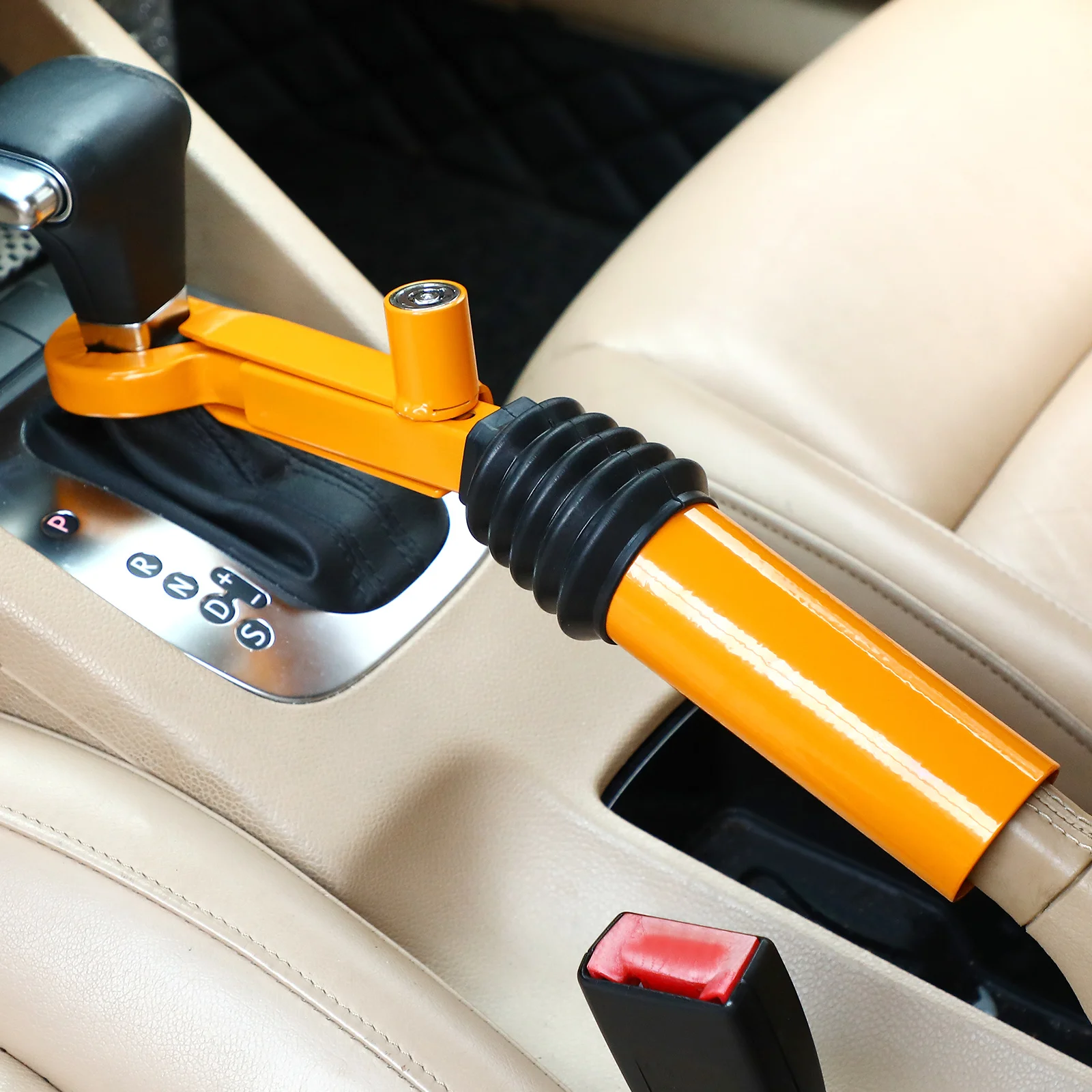 

1 шт. ручной тормоз для блокировки передач, стальной материал, автомобильный противоугонный замок, крепление и надежное устройство безопасности автомобиля