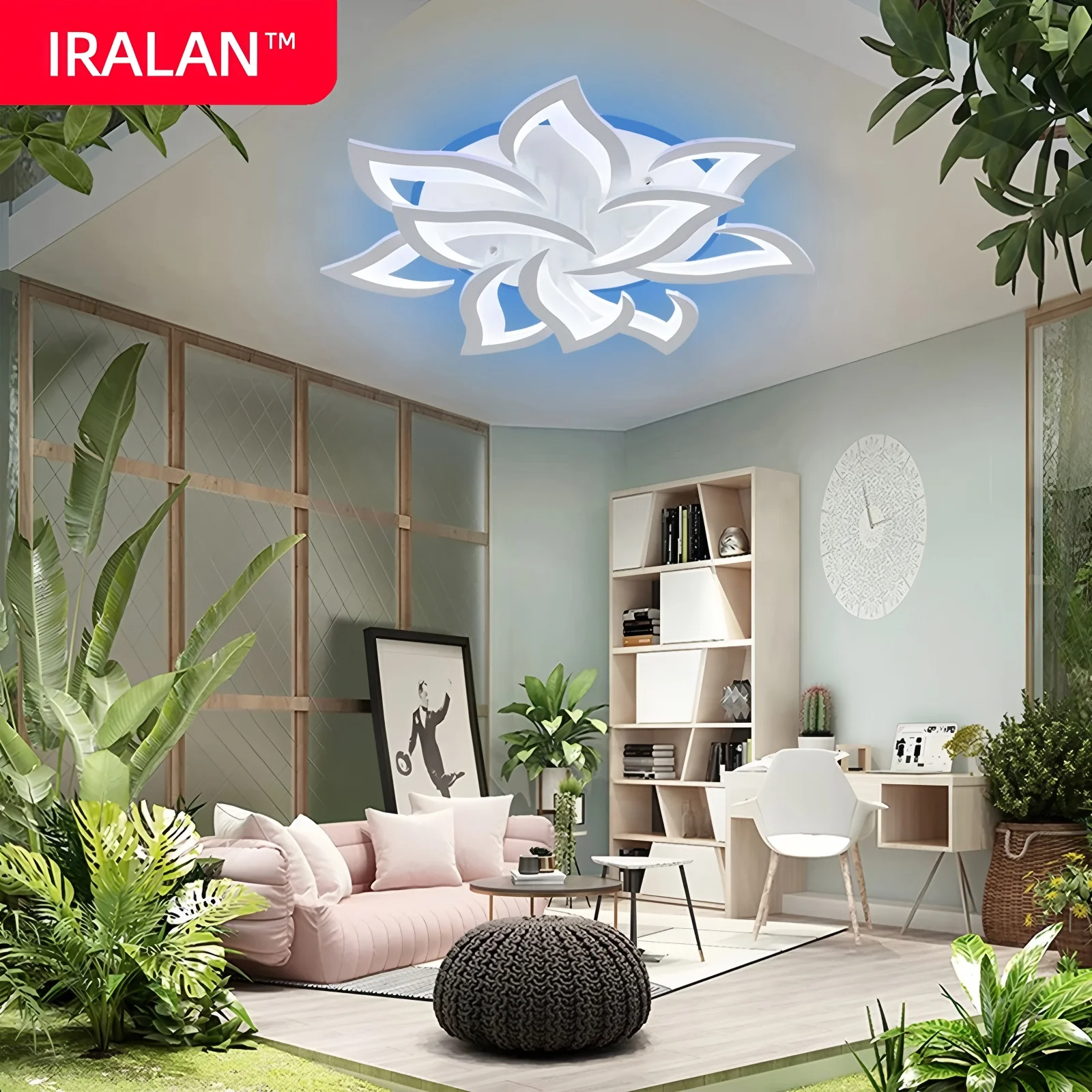 Nuove plafoniere a LED da incasso Plafoniera 3000K 4500K 6500K APP dimmerabile con telecomando Camera da letto Dormire Decor Light