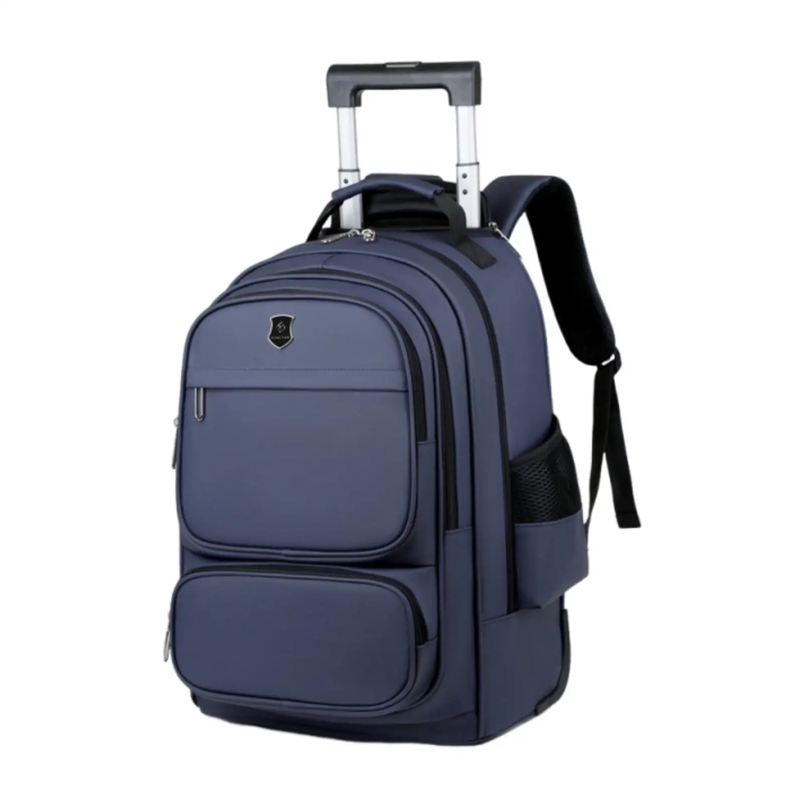 Large Capacity Rolling Backpack Trolley Suitcase Computer Backpack Outdoor Travel Bag for Business Women Men Travel Adults