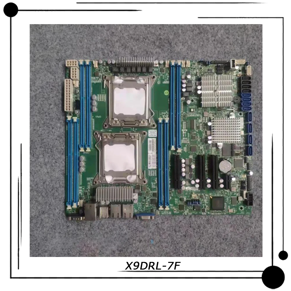 X9DRL-7F para placa base ATX de servidor bidireccional Supermicro LGA 2011 Intel C602 DDR3 Xeon E5-2600 y E5-2600 v2 familia PCI-E 3,0